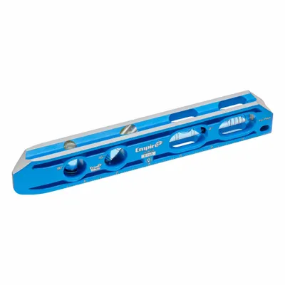 EMPIRE Torpedo Level: Level, Plumb & 45° Angle, Torpedo, 0 Non-Cushioned, 8 in Overall Lg - Standard Torpedo Levels