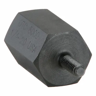 OTC Threaded Adapter: 5/8"-18 End 1 Thread Size, Female, Male, 1/4"-20 End 2 Thread Size - Threaded Adapters for Push-Pullers