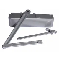 LCN Door Closer: Std Mounting Type, Grade 1 - Heavy Duty, Aluminum, 10 3/8 in Lg (MPN 4031-REG AL)
