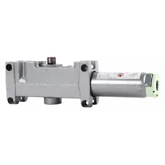 Aluminum cylinder assembly designed as an OEM replacement for LCN 4110T series door closers. Right-hand configuration. ADA compliant for accessibility in commercial and institutional door applications.