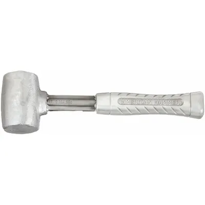 AMERICAN Soft-Face Sledge Hammer: Lead Alloy, Aluminum Handle, 10 lb Head Wt, 2 1/2 in Dia - Soft-Face Sledge Hammers