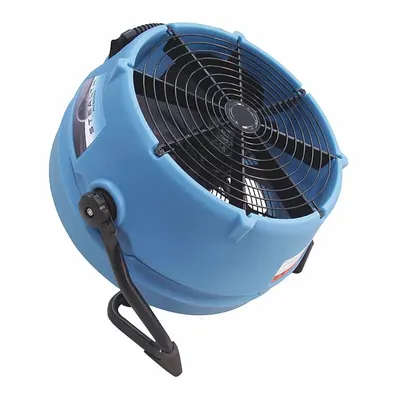 DRI-EAZ Axial Blower: 2,600 cfm, 1/2 hp, Pivoting Frame, 115V AC, Variable Speeds - Portable Fans