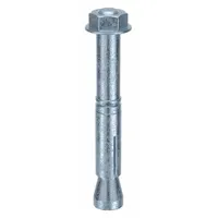 MKT FASTENING Wedge Anchor Stud: 80 mm Overall Lg, 12 mm Dia, M8 Thread Size, Steel, Steel, 50 PK (MPN M16105301)