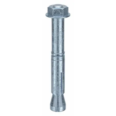 MKT FASTENING M8 x 12 mm Steel Wedge Anchor, Zinc Plated, 50-Pack - Steel Wedge Anchors