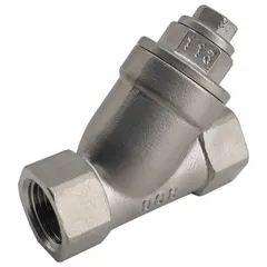 APPROVED VENDOR Y Strainer with Drain Holes, 2 in, 316 Stainless Steel, 18 Mesh, PTFE Seal