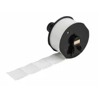 Pre-Cut Label Stock Roll: 3/4 in x 1/2 in, Nylon, White, 600 Labels Included (MPN A62-7-499)