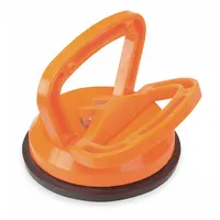 WESTWARD Suction Cup Lifter: Suction Cup Lifter, Flat, 90 lb Max Load Capacity, 1 Cups, Rubber