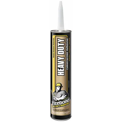 TITEBOND Construction Adhesive: Solvent-Based Heavy Duty, 10 fl oz, Cartridge - General Purpose Construction Adhesives