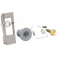 Trim clamps for securing the trim onto Square D NQOD panelboards. Supplied in a box, these clamps provide a mounting solution for panelboard covers in electrical distribution applications