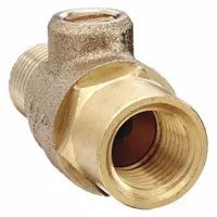 WATTS Test Cock: Test Cock, 1/4 in Connection Size - Side 1, Male, NPT, Repair Part, Female, NSF (MPN 1/4 LFTC)