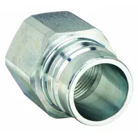 SNAP-TITE Hydraulic Quick Connect Hose Coupling: 1/2 in, Steel, 53 lpm Max. Flow Rate, Buna (MPN PHN8-8F)