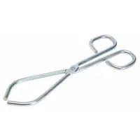 Beaker Tongs: 9 in Overall Lg, Steel, 1008, Zinc Plated, 4 1/2 in Wire Size, 50 to 1,500 mL Beakers