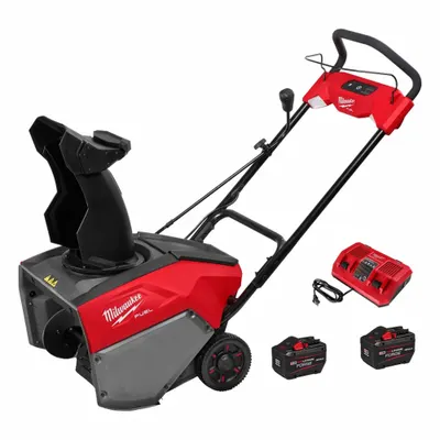 MILWAUKEE 3036-22HD Cordless Snow Blower Kit - Battery-Powered Snow Blowers