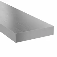 Hot rolled 4142 alloy steel flat bar with a thickness tolerance of ±0.001 in and nominal size of 5 in x 36 in. Heat treatable for hardness adjustment. Includes material certificate with lot number. Commonly used in tooling, dies, jigs, and machine components requiring wear resistance