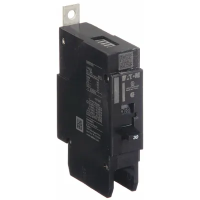 EATON Miniature Circuit Breaker: 30 A, 277V AC, Single Phase, 14kA at 277V AC - GHB Series, Bolt-On Eaton Cutler-Hammer Miniature Circuit Breakers