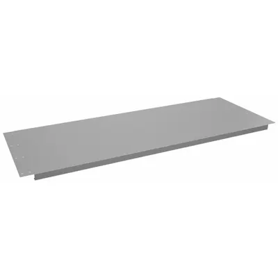 TENNSCO Workbench Shelf: 72 in Overall Wd, 36 in Overall Dp, Gray, Steel - Shelves for Workbenches