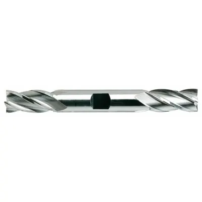 YG-1 Square End Mill: High Speed Steel, TiN Coated, Double End, 4 Flute, 11/64" Mill Dia - Double-End High-Speed Steel Square End Mills