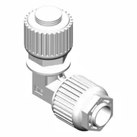 SMC High Purity Tube Fitting: 3/8 in OD x 3/8 in OD Size, Compression x Compression, PFA (MPN LQ1E3A-SS)