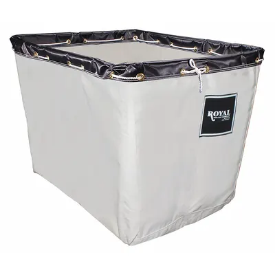 ROYAL BASKET TRUCKS Replacement Liner: G12-CCX-LNN, 36 in x 26 in x 27 1/2 in, White - Abrasion-Resistant Replacement Canvas Liners for Basket Trucks