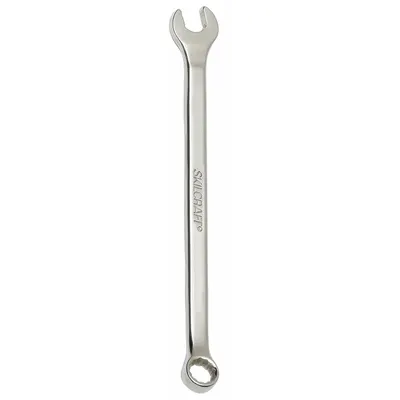 ABILITY ONE Combination Wrench: Alloy Steel, Chrome, 3/8 in Head Size, 6 1/2 in Overall Lg - SAE 12-Point Combination Wrenches