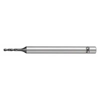 OSG Micro Drill Bit: 3.35 mm, 130° 4-Facet Point - Solid Carbide Micro Drill Bits