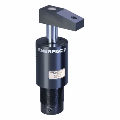 ENERPAC Collet-Lok Swing Cylinder: Double Acting, 8,500 lbf Clamping Force - Threaded Body Swing Clamp Cylinders