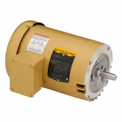 BALDOR General Purpose Motor: C-Face Mount, Open Drip Proof, 1 1/2 hp, 208V AC/230V AC/460V AC (MPN VEM31120). Key specifications — Brand: BALDOR; Nameplate Voltage @ 60 Hz: 460V AC; Full Load Current @ 60 Hz: 2/4/4.2 A; Nameplate RPM @ 60 Hz: 3,490 RPM; Motor Enclosure: ODP.