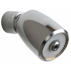 This fixed showerhead is constructed of brass and delivers a single-pattern spray at a flow rate of 2.5 gpm. Suitable for wall-mount installation in commercial or institutional restrooms, locker rooms, hotels, and schools.