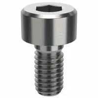 Socket Head Cap Screw: M3x0.50 Thread Size, 6 mm Lg, Std, Plain, Stainless Steel, 316 H5 (MPN ZSS616M3X6)