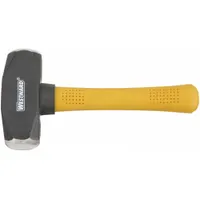 Steel Drilling Hammer: Fiberglass Handle, 4 lb Head Wt, 2 in Dia, 10 in Overall Lg, Octagonal Shape (MPN 2DBU6)