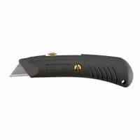 PACIFIC HANDY CUTTER, INC Utility Knife: 6 in Overall Lg, Carbon Steel Std Tip, Textured, Metal (MPN RSG197)