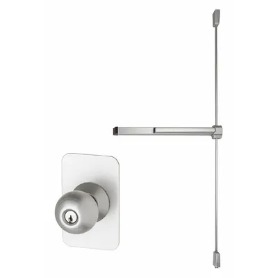 VON DUPRIN Exit Device: 4 ft Max Door Wd - Rim Push Bars