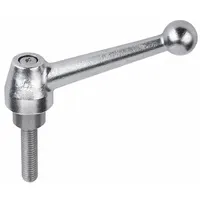 KIPP Adjustable Handle: SS, M12, 83 mm Lg (MPN K0121.1112X50)