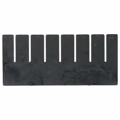 QUANTUM STORAGE SYSTEMS Divider: 9 in x 4 in, Plastic, Conductive, 2TB28 - ESD Divider Box Dividers