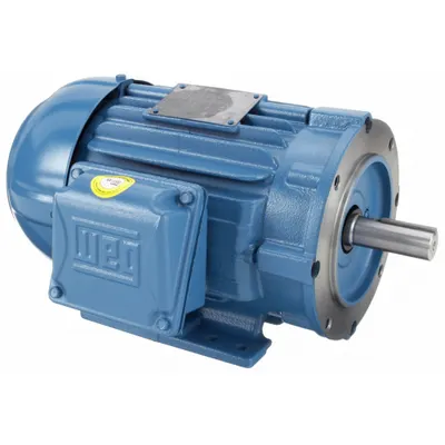 WEG General Purpose Motor: C-Face/Rigid Base Mount, Totally Enclosed Fan Cooled - C-Face with Rigid Base 3-Phase General Purpose AC Motors