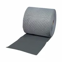 BRADY SPC ABSORBENTS Sorbent Roll: 1,800 in Lg, 15 in Wd, Gray, Polypropylene, 150 ft Roll Lg, Box (MPN HT555)