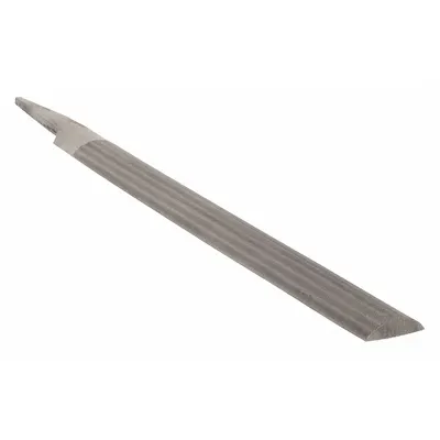 NICHOLSON Machinists File: Double-Cut/Single-Cut, Single Edge Cut, Smooth Cut, 8 in Lg without Tang - Double-Cut & Single-Cut Half-Round Files