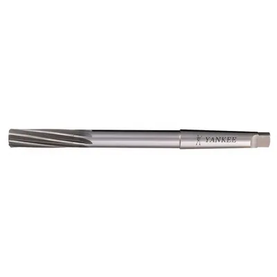 YANKEE Chucking Reamer: 0.9062 in Dia, 29/32 in, Spiral Flute, High Speed Steel - Morse Taper-Shank Spiral-Flute High-Speed Steel Chucking Reamers