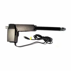 Metal head actuator for healthcare beds, compatible with Span America models QD70000, QD8100, and QD8250. Black finish. Used to adjust the head section of the bed for patient positioning and caregiver access.