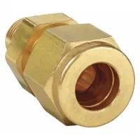 Compression Fitting Adapter: 3/8 in OD x 1/8 in Pipe Size, 9/16-20 Thread Size, Compression x MNPT (MPN 6MSC2N-S)