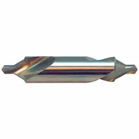 KEO Center Drill: Bell Type, #17, 60°, 3 1/4 in Overall Lg, LH, AlTiN Coated High Speed Steel (MPN 906-001-849)