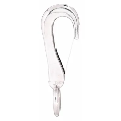 LUCKY LINE PRODUCTS Spring Snap: 1 Snaps, Wire Gate, Zinc, 5/16 in Opening Size - Light Duty Spring Snaps