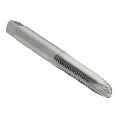 CLE-LINE Spiral Point Tap: #3-48 UNC, H2 / 2B, 2 Flute, Plug Chamfer, High Speed Steel (MPN C00780) - General Purpose Spiral-Point Taps