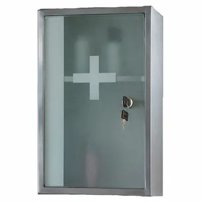 KETCHAM Medicine Cabinet: Rectangular, Frosted Safety Glass, 15 3/4 in Overall Ht - Mirrored Medicine Cabinets