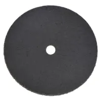 This NORTON BlueFire cut-off wheel is designed for high-performance cutting of carbon and stainless steel. It features a 4" diameter, 1/16" thickness, and 3/8" arbor hole, with 24-grit zirconia alumina abrasive. The Type 1 wheel is suitable for use in metal fabrication, welding preparation, and general maintenance cutting applications