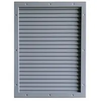 Door Louver Kits: Steel, 12 in Louver Ht, 14 in Louver Wd (MPN LV-IY-G 14 x 12)