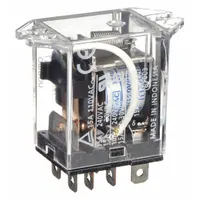 OMRON Flange Mount Relay: Surface (Top Flange) Mounted, 15 A Current Rating, 110/120V AC, SPDT (MPN LY1F-AC110/120)