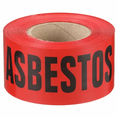 OEM APPROVED VENDOR Danger Asbestos Removal Barrier Tape - Specific Danger Messaging Barrier Tape
