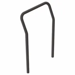Steel end rack designed for platform trucks, providing a secure attachment point for pushing or pulling loads. Gray finish. Overall width 18 1/8 in, diameter 1 1/2 in. Compatible with manufacturer model number V90166A1411VD.