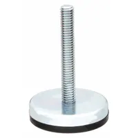 GLIDE RITE Male-End Leveling Mount: Fixed Stud, M12 Thread Size, 61 mm, 114 kg Capacity (MPN MG07-EL)
